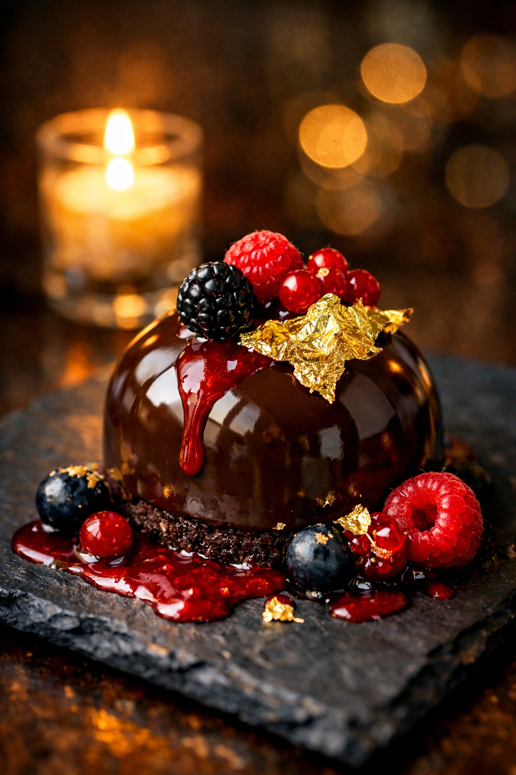 Fine dining dessert feature